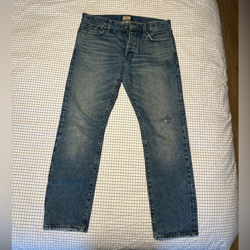 Men’s J Crew 770 Straight Fit Selvedge Jean 31x30